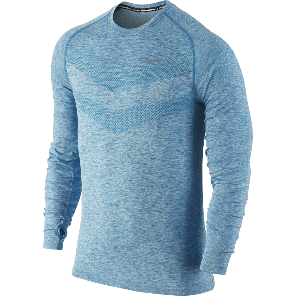 Nike dri fit knit long sleeve on sale