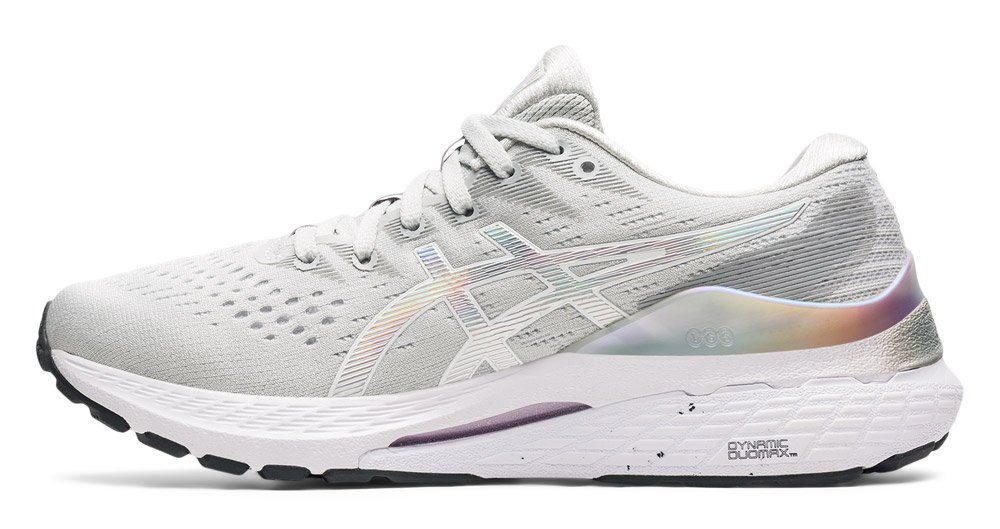 gel kayano 28 platinum women's