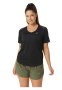 Футболка Asics Road V-Neck SS Top W 2012C985 001 №1